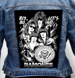 ramones 19 - Photo Quality Printed Back Patch