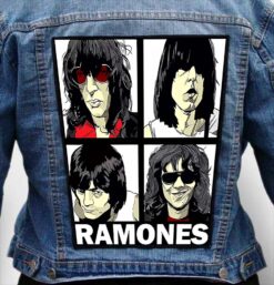 ramones 4 - Photo Quality Printed Back Patch