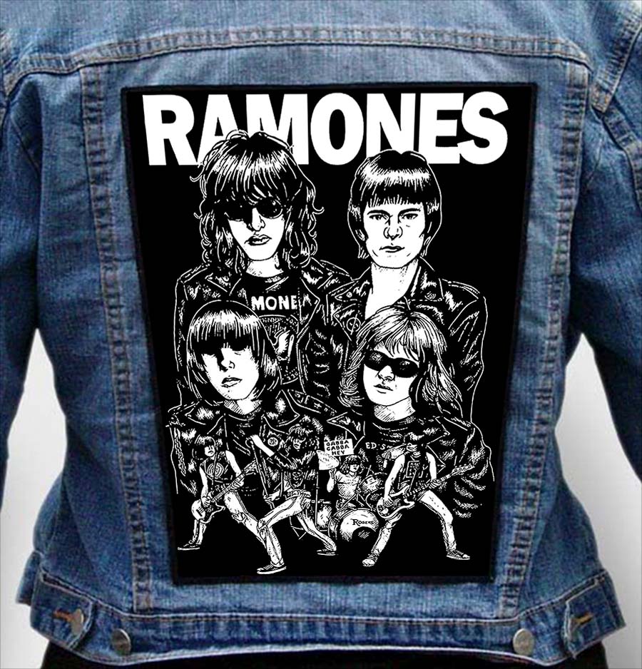 ramones 6 - Photo Quality Printed Back Patch