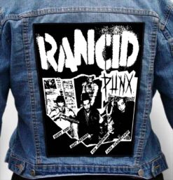 rancid 10 - Photo Quality Printed Back Patch