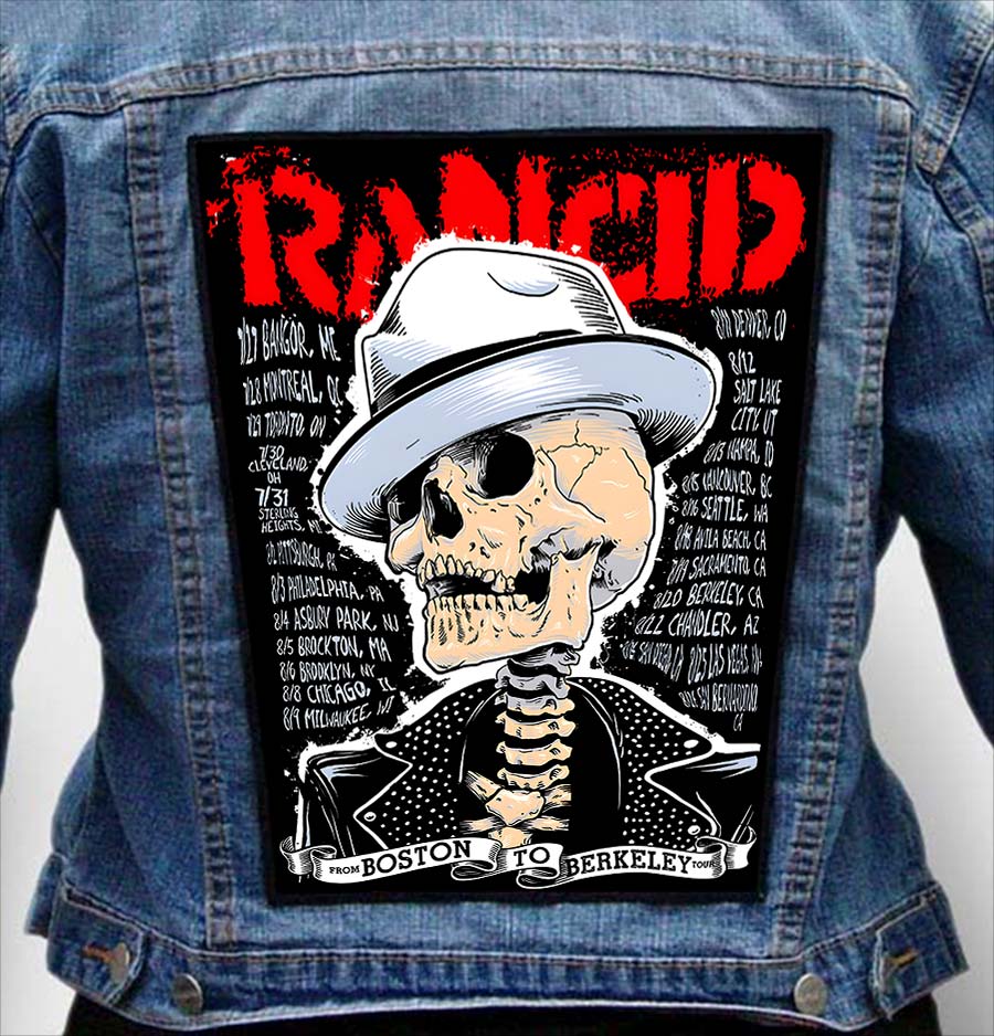 rancid 29 - Photo Quality Printed Back Patch