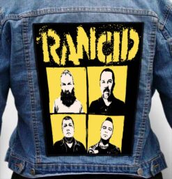 rancid 34 - Photo Quality Printed Back Patch
