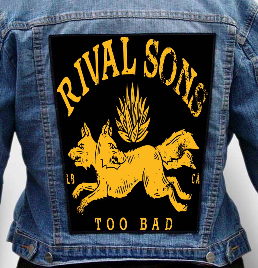 rival sons 4 - Photo Quality Printed Back Patch