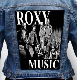 roxy music 10 - Photo Quality Printed Back Patch