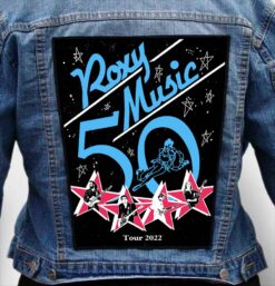 roxy music 12 - Photo Quality Printed Back Patch