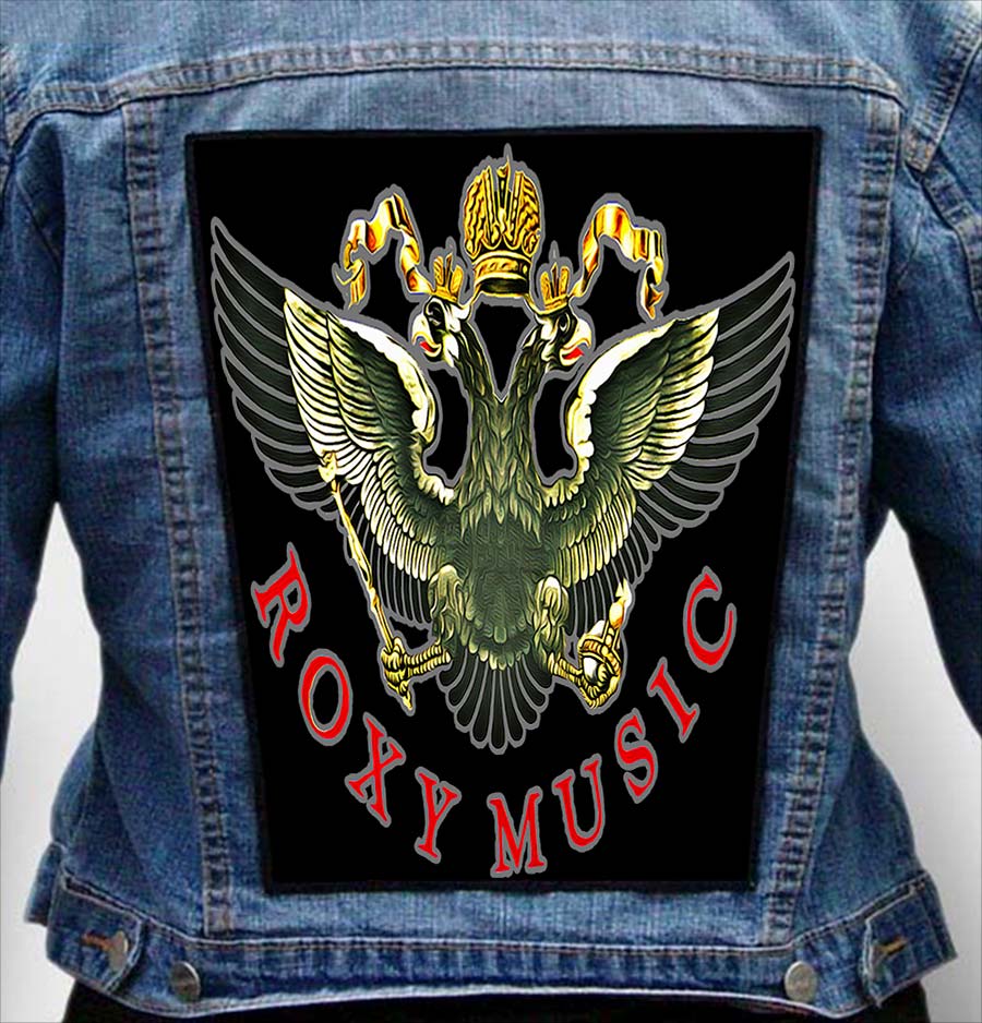 roxy music 14 - Photo Quality Printed Back Patch