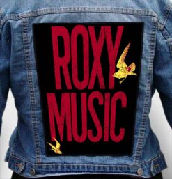 roxy music 24 - Photo Quality Printed Back Patch