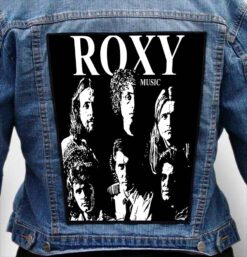 roxy music 8 - Photo Quality Printed Back Patch