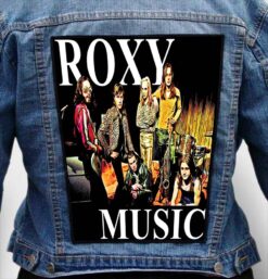 roxy music 9 - Photo Quality Printed Back Patch