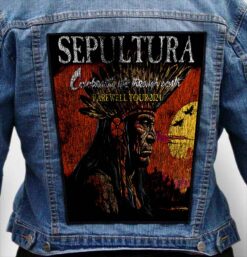 sepultura 11 - Photo Quality Printed Back Patch