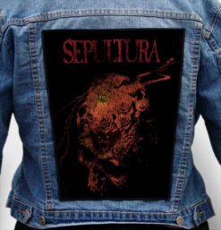 sepultura 7 - Photo Quality Printed Back Patch
