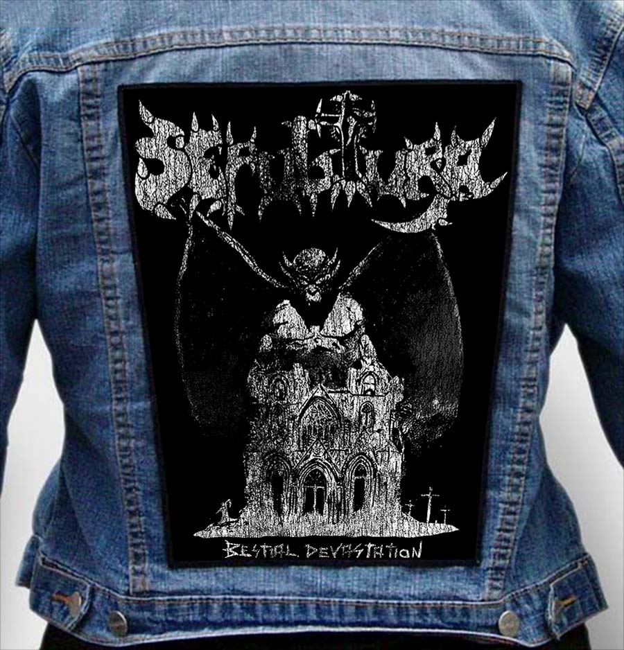 sepultura 8 - Photo Quality Printed Back Patch