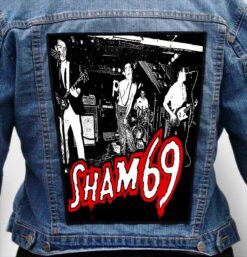 sham 69 10 - Photo Quality Printed Back Patch