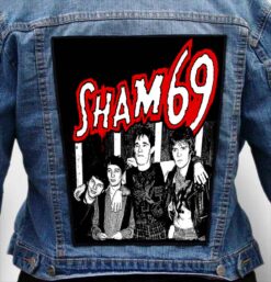 sham 69 2 - Photo Quality Printed Back Patch