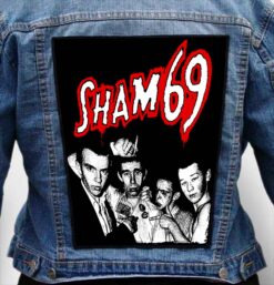 sham 69 7 - Photo Quality Printed Back Patch