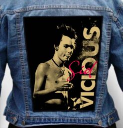 sid vicious 11 - Photo Quality Printed Back Patch