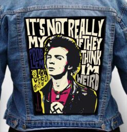sid vicious 3 - Photo Quality Printed Back Patch