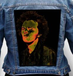 sid vicious 8 - Photo Quality Printed Back Patch