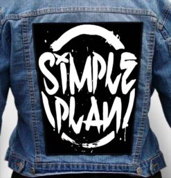 simple plan 2 - Photo Quality Printed Back Patch