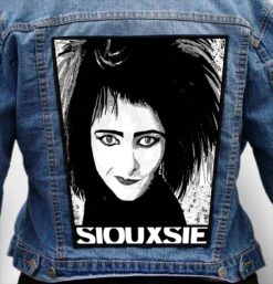 siouxsie and the banshees 12 - Photo Quality Printed Back Patch