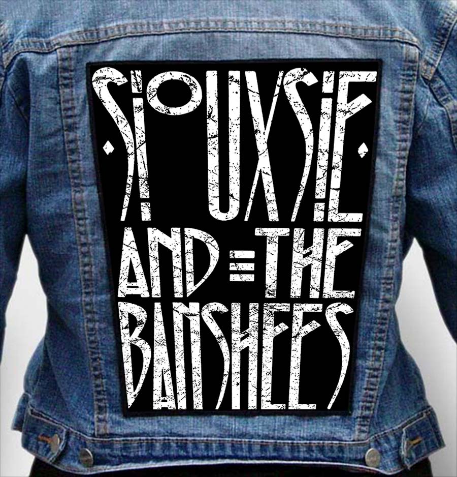 siouxsie and the banshees 21 - Photo Quality Printed Back Patch