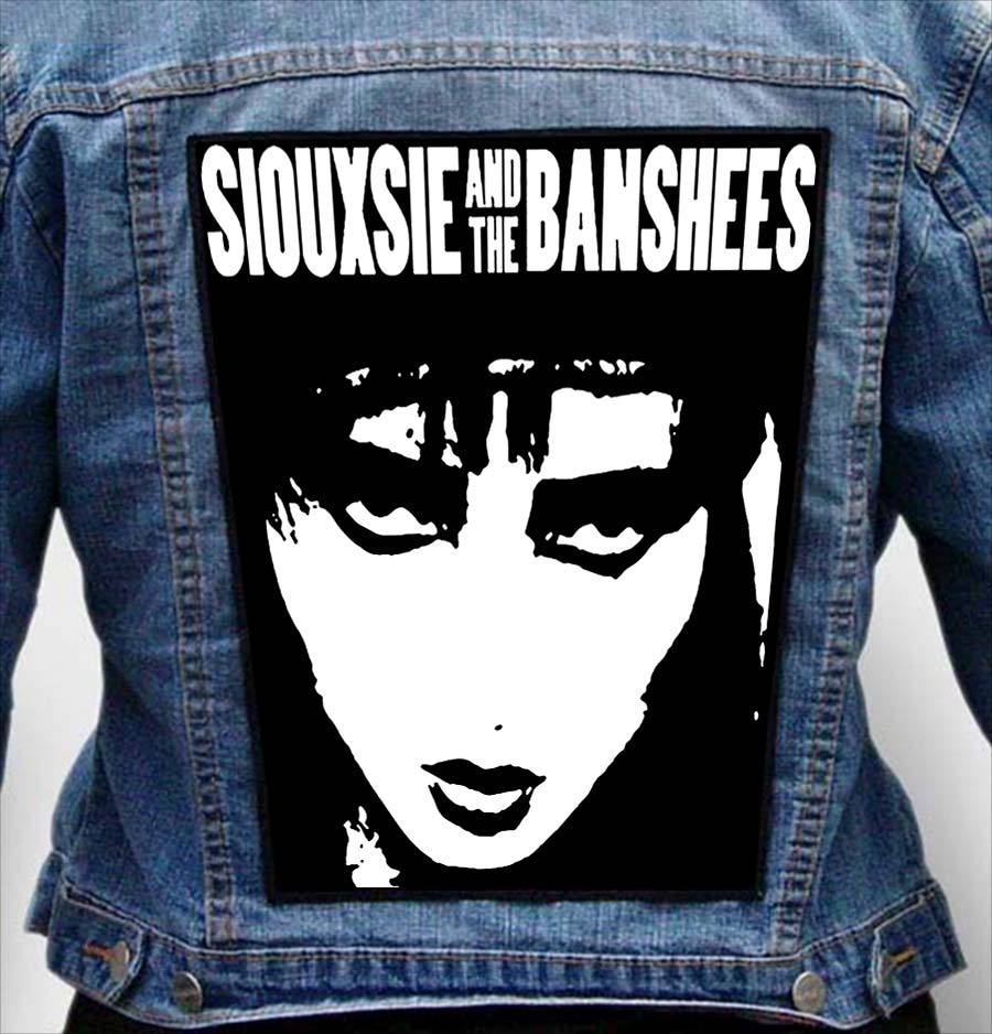 siouxsie and the banshees 5 - Photo Quality Printed Back Patch