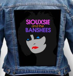 siouxsie and the banshees 8 - Photo Quality Printed Back Patch