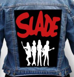 slade band 3 - Photo Quality Printed Back Patch