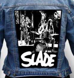 slade band 6 - Photo Quality Printed Back Patch