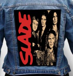 slade band 9 - Photo Quality Printed Back Patch