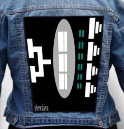 slowdive 1 - Photo Quality Printed Back Patch