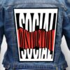 social distortion 1 - Photo Quality Printed Back Patch