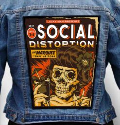 social distortion 15 - Photo Quality Printed Back Patch