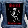 social distortion 6 - Photo Quality Printed Back Patch