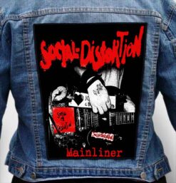 social distortion 8 - Photo Quality Printed Back Patch