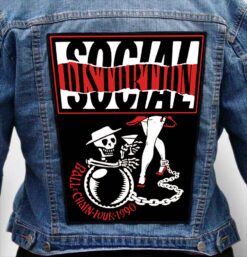 social distortion 9 - Photo Quality Printed Back Patch