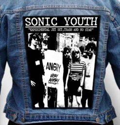 sonic youth 11 - Photo Quality Printed Back Patch