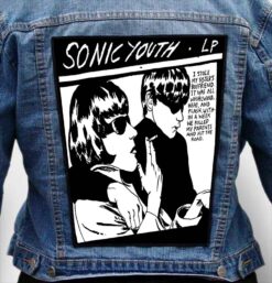 sonic youth 12 - Photo Quality Printed Back Patch