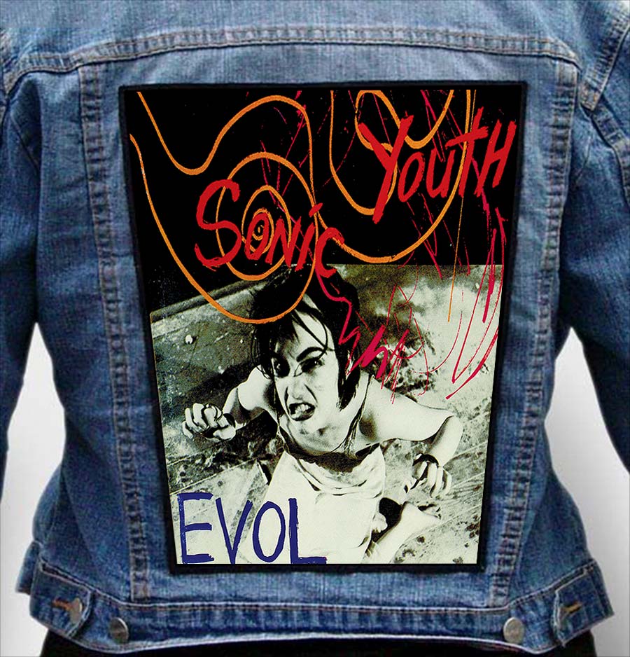 sonic youth 13 - Photo Quality Printed Back Patch