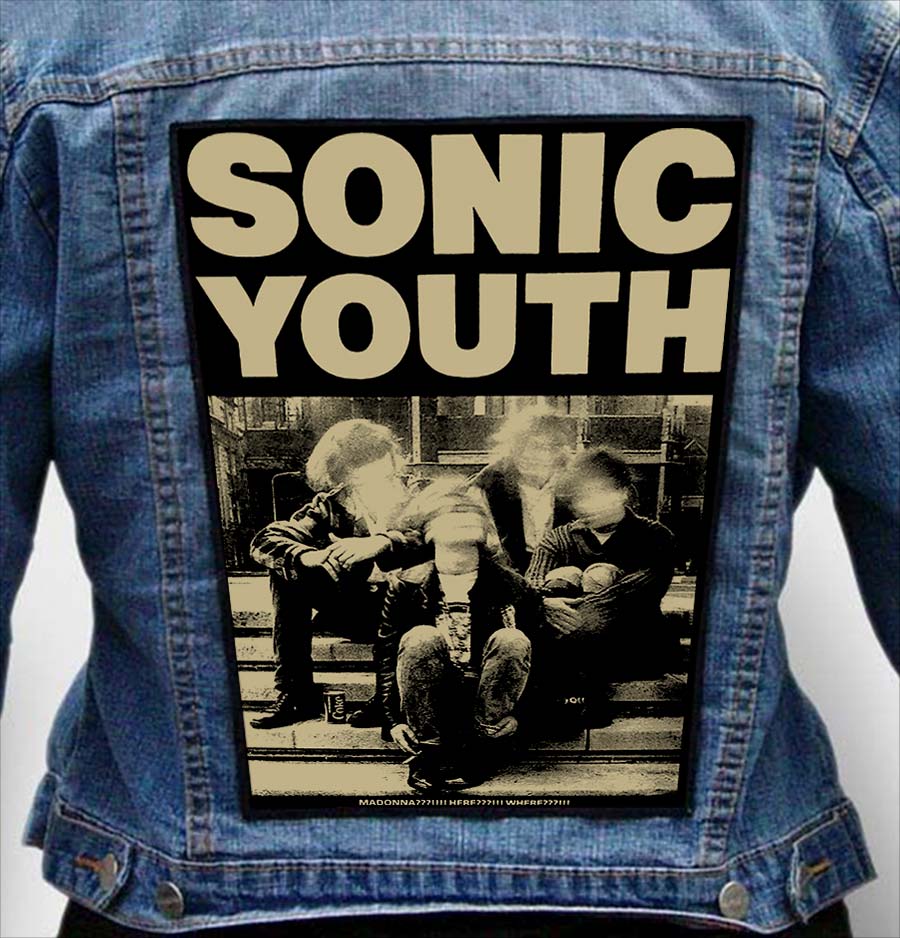 sonic youth 20 - Photo Quality Printed Back Patch