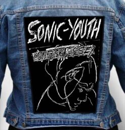 sonic youth 21 - Photo Quality Printed Back Patch