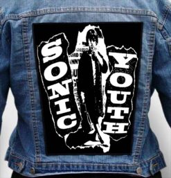 sonic youth 3 - Photo Quality Printed Back Patch