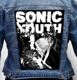 sonic youth 8 - Photo Quality Printed Back Patch