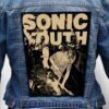 sonic youth 9 - Photo Quality Printed Back Patch