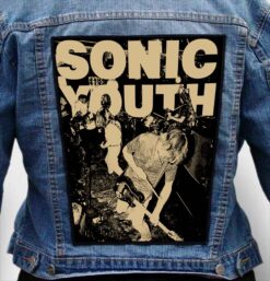 sonic youth 9 - Photo Quality Printed Back Patch