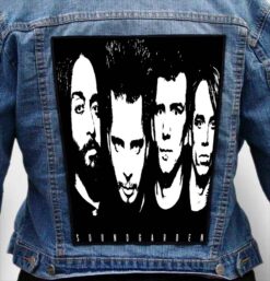 soundgarden 6 - Photo Quality Printed Back Patch