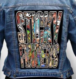 sticky fingers 2 - Photo Quality Printed Back Patch