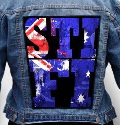 sticky fingers 8 - Photo Quality Printed Back Patch