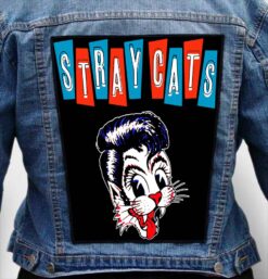 stray cats 1 - Photo Quality Printed Back Patch