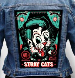 stray cats 3 - Photo Quality Printed Back Patch
